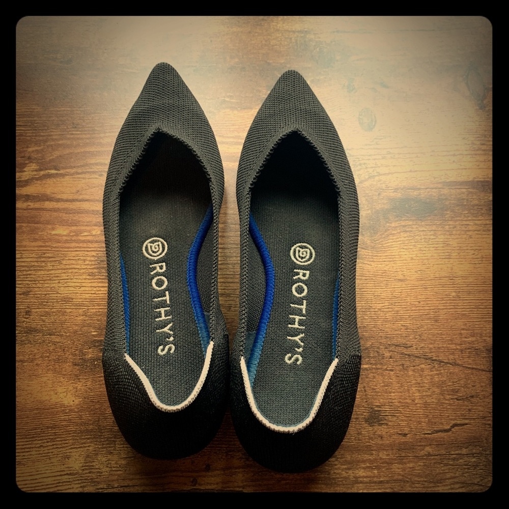 Black the point Rothy’s 7.5